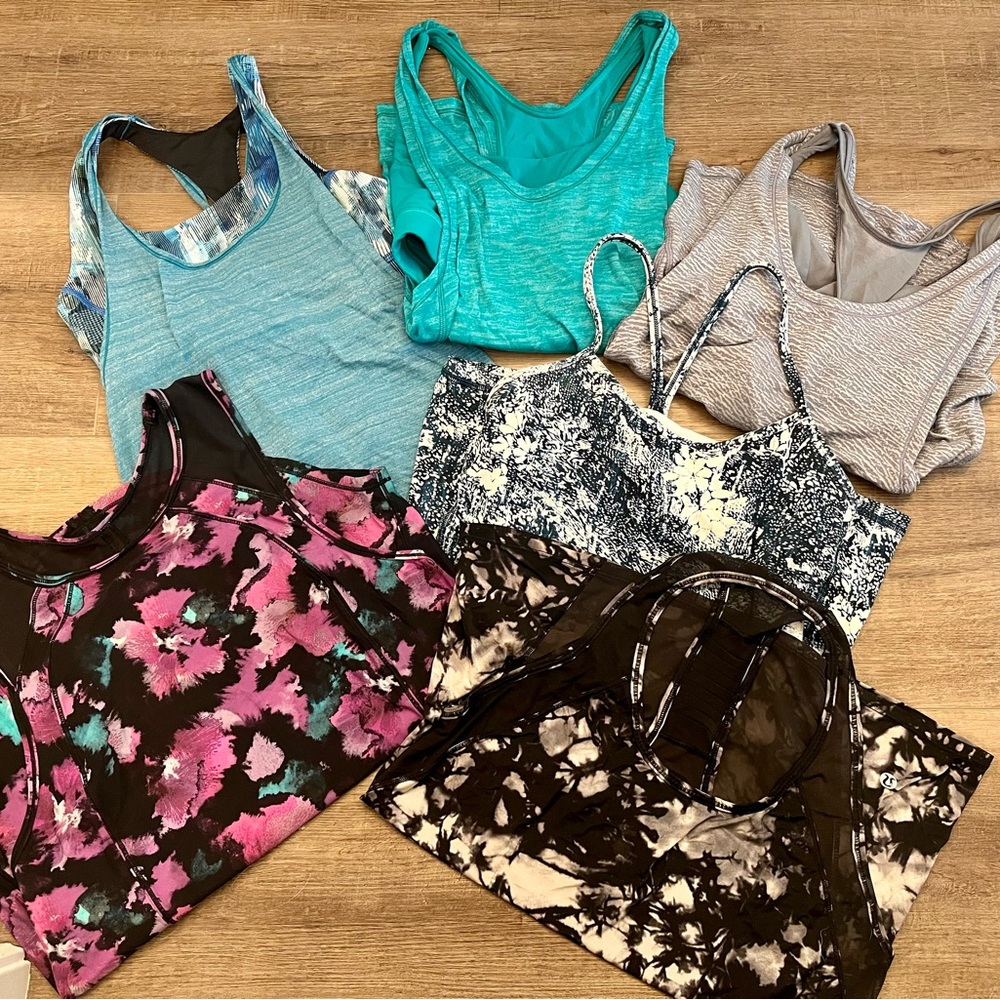 Lululemon SET OF 7 Tops Size 4/6